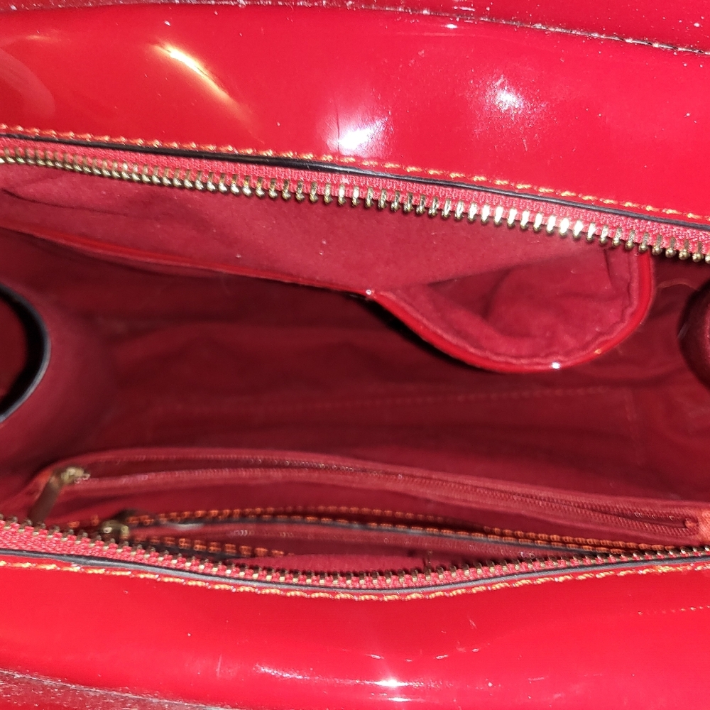 Stylish Red Leopard Print Handbag - Picture 8 of 10
